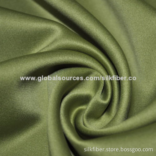 Polyester dull satin fabric with spandex